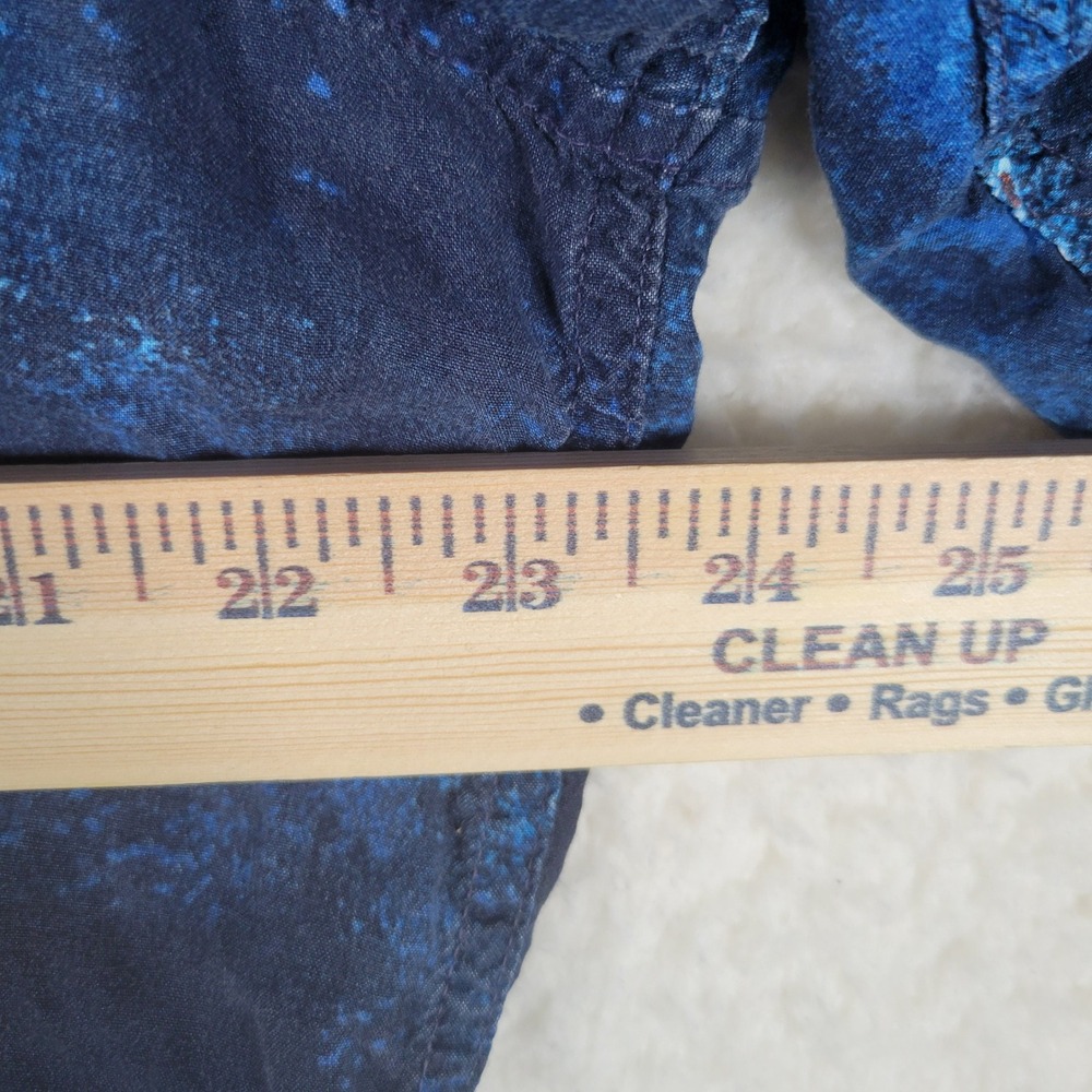 Reyn Spooner‎ Robert Lyn Nelson Shirt Mens L Blue Underwater Space Whale Reef - Picture 5 of 9